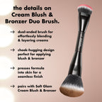 Cream Blush & Bronzer Duo Brush